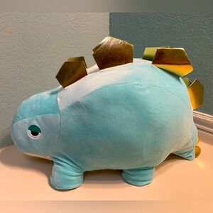 Large 18" Blue Stegosaurus Dinosaur Plush Very Soft New w/ Tags Boys Girls Gift